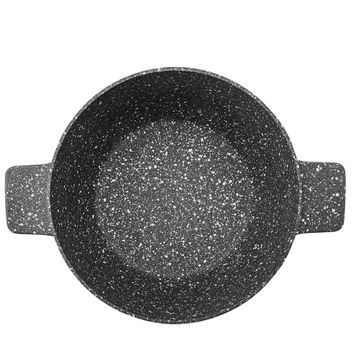 Emsan Perge 24 cm Gri Derin Granit Döküm Tencere
