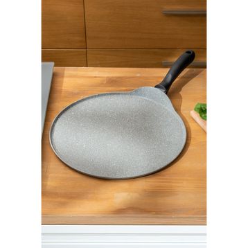 Emsan Rosa 34 cm Gri Granit Gözleme Tavası