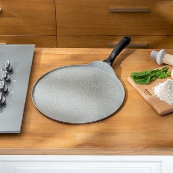 Emsan Rosa 34 cm Gri Granit Gözleme Tavası