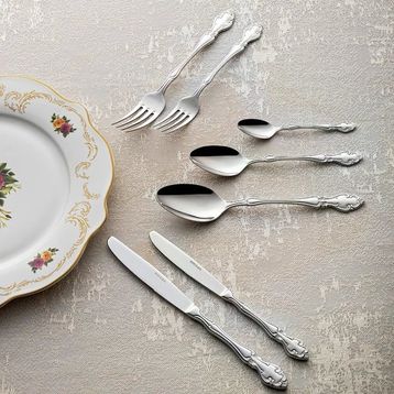 Emsan Royal 84 Parça 12 Kişilik Gümüş Çatal Kaşık Bıçak Takımı