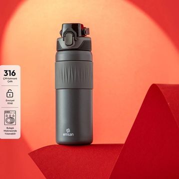 Emsan Sportline Grey 590 ml Termos
