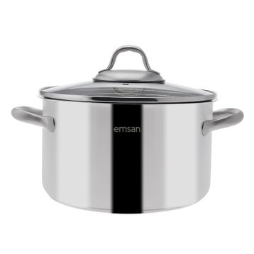 Emsan Steel Force 26 cm Derin Tencere