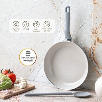 Emsan Swiss Cyrstal RS Gri 24 cm Tava