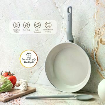 Emsan Swiss Cyrstal RS Gri 26 cm Tava