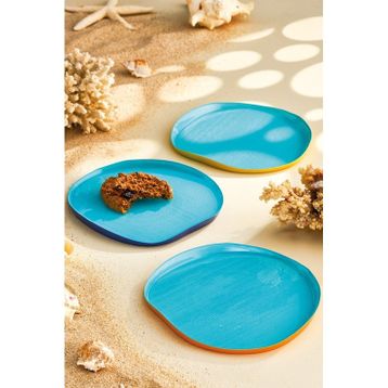 Emsan Voyage Cam 6'lı 21 cm Pasta Tabağı