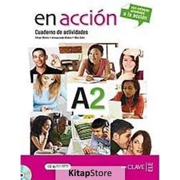 EN ACCION A2 CUADERNO DE ACTIVIDADES (ETKINLIK KITABI + CD) İSPANYOLCA ORTA-ALT SEVIYE - FELIPE MARTIN;INMACULADA MOLINA MEDIAVILLA;MILA ORTIN
