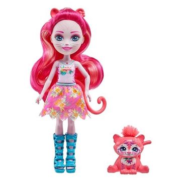 Enchantimals DVH87 - Texie Tiger ve Sabre Karakter Bebekler