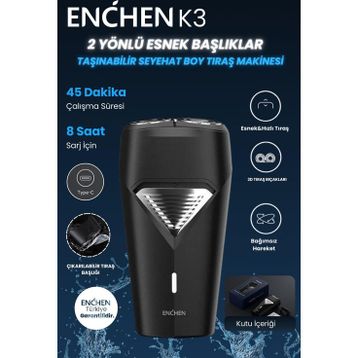 Enchen K3 Mini Şarjlı Tıraş Makinesi