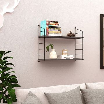 Endpa Armoni 2 20x72 cm Antrasit Raflı Set