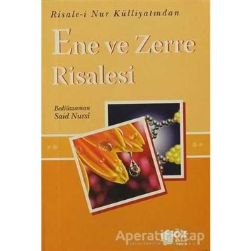 ENE VE ZERRE RISALESI (CEP BOY) - BEDİÜZZAMAN SAID NURSI
