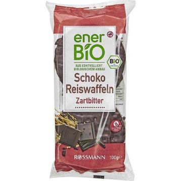 Enerbio 100 gr Organik Bitter Çikolatalı Pirinç Patlağı