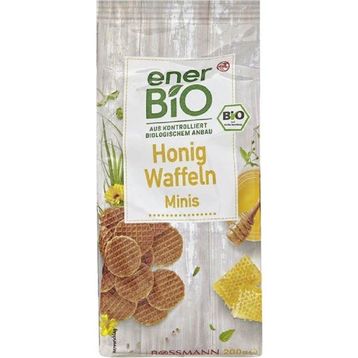 Enerbio 200 gr Organik Ballı Mini Gofret