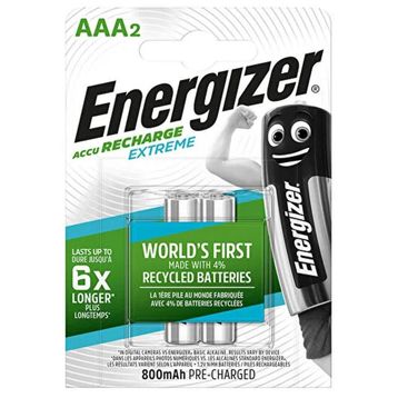 Energizer Extreme Rech AAA BP2 Pil