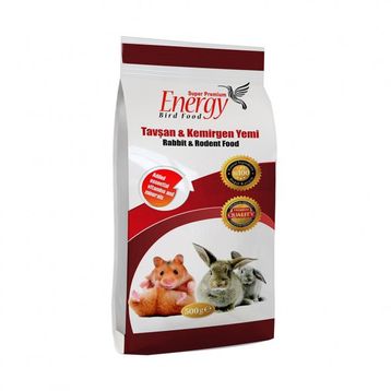 Energy 500 gr Super Premium Tavşan ve Kemirgen Yemi