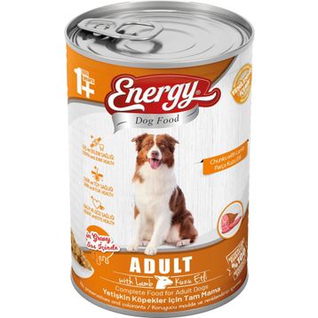 Energy Pet Food 4x400 gr Kuzu Etli Yetişkin Islak Köpek Konserve Maması