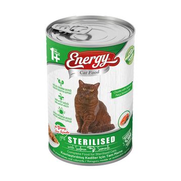 Energy Somonlu Kısırlaştırılmış 400 gr Kedi Maması