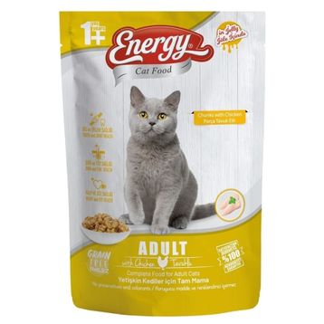 Energy Tavuk Etli Jöleli 24x85 gr Kedi Maması