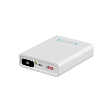 Enerx ENR-P10188DC 10.000 mAh 2.1 Amper Dijital Göstergeli Beyaz Powerbank