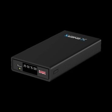 Enerx ENR-P2025DC 20.000 mAh 2.1 Amper LED Göstergeli Siyah Powerbank