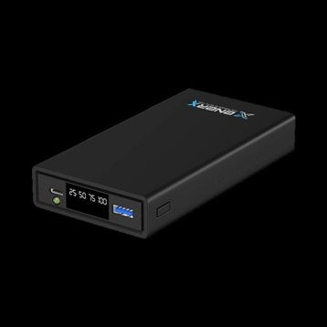 Enerx ENR-P2025DT 20.000 mAh 22.5 Watt Led Göstergeli Siyah Powerbank