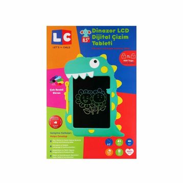 Enfal Oyuncak ENF-30960 8,5'' Dinozor LCD Dijital Çizim Tableti