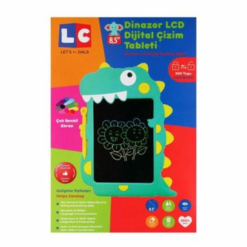 Enfal Oyuncak ENF-30960 8,5'' Dinozor LCD Dijital Çizim Tableti