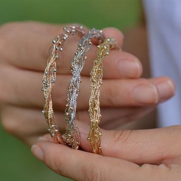 Engin Gold 14 Ayar Altın Dorika Kelepçe Bilezik