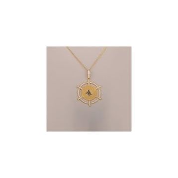 Engin Gold 14 Ayar Altın Tuğralı Kolye