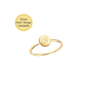 Engin Gold 14K Sade Altın Yüzük