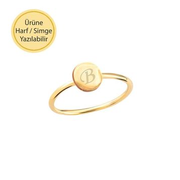 Engin Gold 14K Sade Altın Yüzük