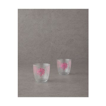 English Home Carnival Tree Cam 2'li 290 ml Pembe Bardak