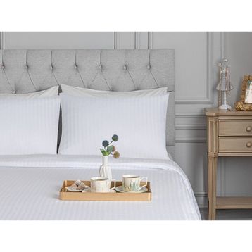 English Home Crystal Ipeksi Twill Beyaz King Size Nevresim Takımı