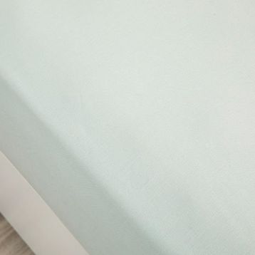 English Home Düz Seledon Çift Kişilik Lastikli Çarşaf