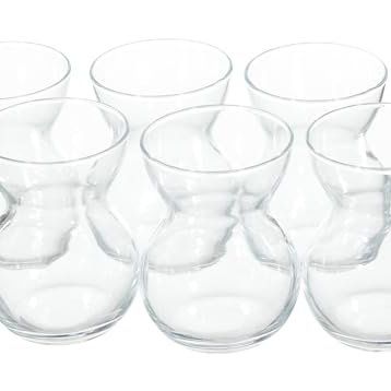 English Home Etnik Cam 140 ml 6'lı Şeffaf Çay Bardağı