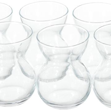 English Home Etnik Cam 140 ml 6'lı Şeffaf Çay Bardağı