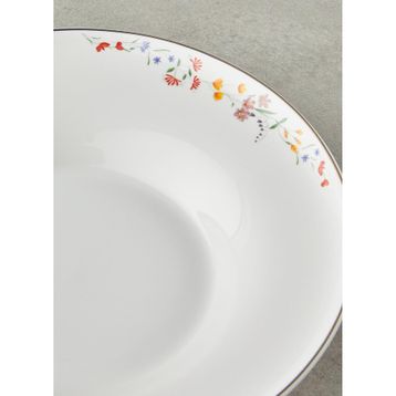 English Home Floral Symphony Bone 24 Parça 6 Kişilik Renkli Porselen Yemek Takımı