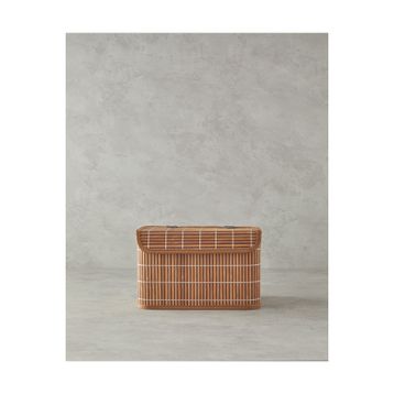 English Home Hardwood Bambu Kahverengi 28x20x18 cm Saklama Kutusu