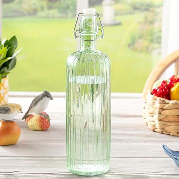English Home May 1000 ml Yeşil Cam Şişe Suluk
