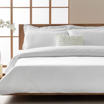 English Home Modello 240x260 cm Beyaz Nakışlı Pamuk Saten King Size Nevresim Takımı