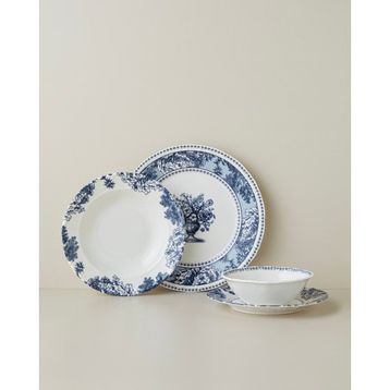 English Home Rosen 24 Parça 6 Kişilik Lacıvert Porselen Yemek Takımı