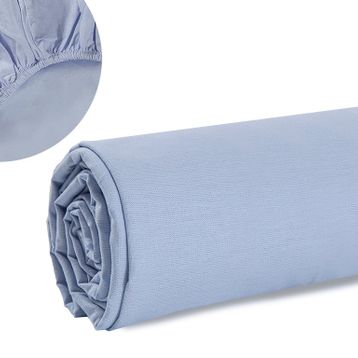 English Home Soft Pamuklu Lastikli Bebe Mavi 70x140 cm Çarşaf