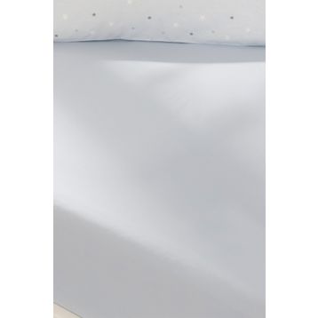 English Home Soft Pamuklu Lastikli Bebe Mavi 70x140 cm Çarşaf