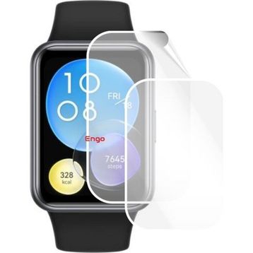 Engo Huawei Watch Fit 2 Şeffaf Esnek TPU Film 2 Adet Ekran Koruyucu