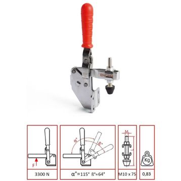 Enigma 1210 UFA Dikey Pozisyon Alın Taban Klemp