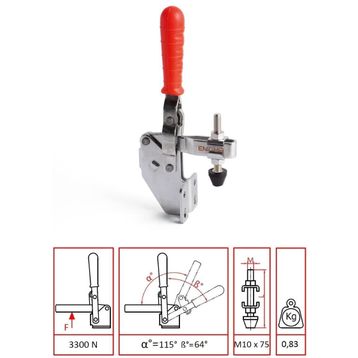 Enigma 1210 UFA Dikey Pozisyon Alın Taban Klemp
