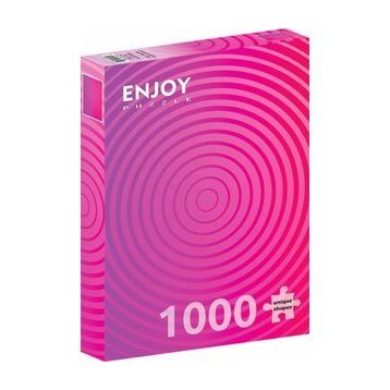 Enjoy 1000 Parçalık Mor Pembe Daire Gradyan Puzzle