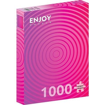 Enjoy 1000 Parçalık Mor Pembe Daire Gradyan Puzzle