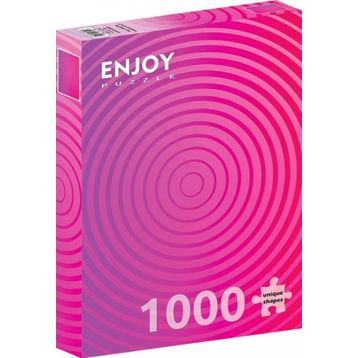 Enjoy 1000 Parçalık Mor Pembe Daire Gradyan Puzzle
