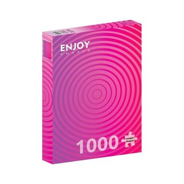 Enjoy 1000 Parçalık Mor Pembe Daire Gradyan Puzzle