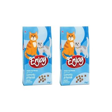 Enjoy 2x10 kg Somonlu ve Hamsili Yetişkin Kedi Maması